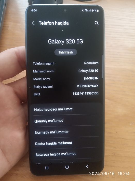 Samsung Galaxy S20 5G