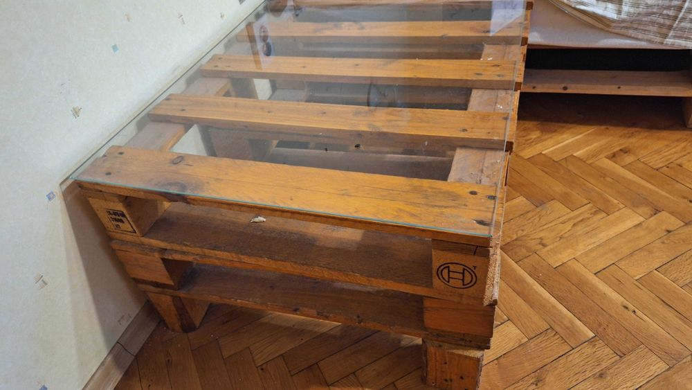 Маса от европалети, 80 х 64 см