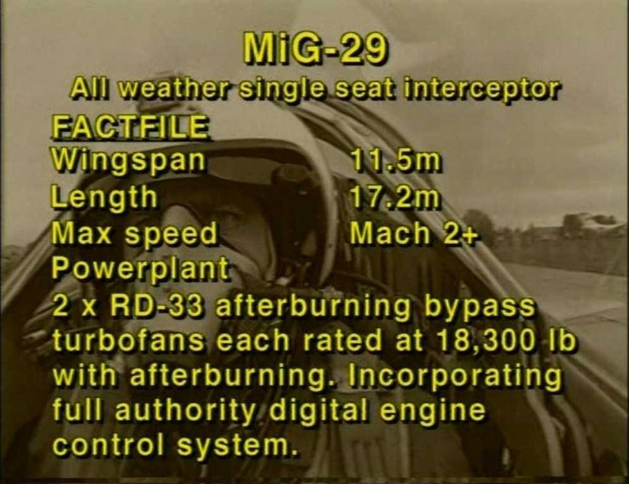 Mig 29 Fulcrum. Superfighter in Action DVD