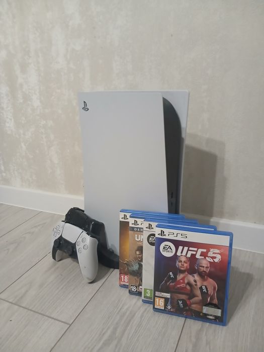 Пс 5,2 джостика и 4 игры