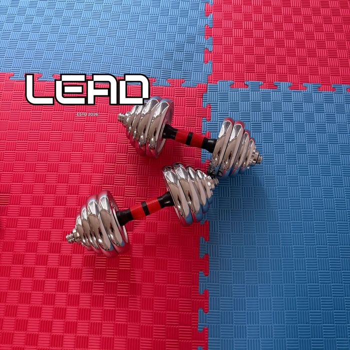 Gantel 30 kg Leadsport | Professional daraja | Kuchli yuklama