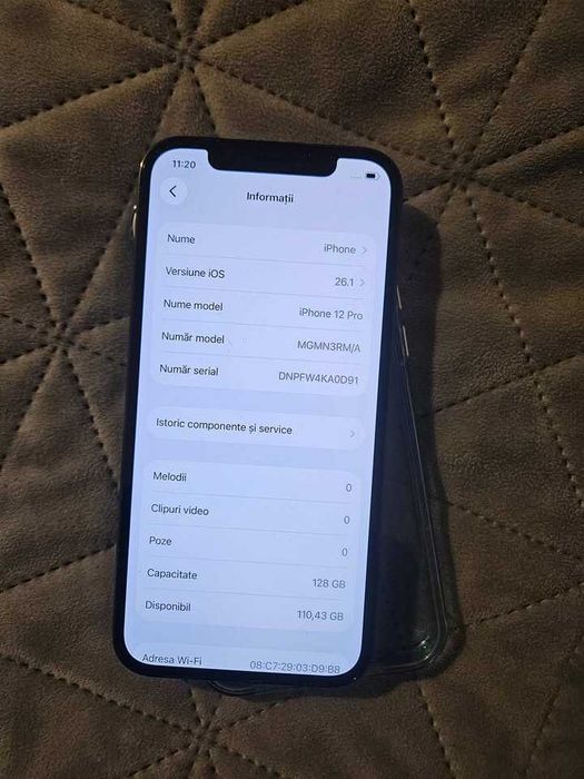 Iphone 12 PRO - 125 GB - 11oo lei FIX