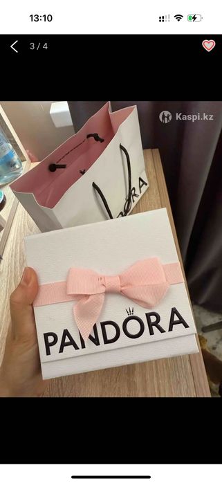 Пандора комплект серьги и кольцо