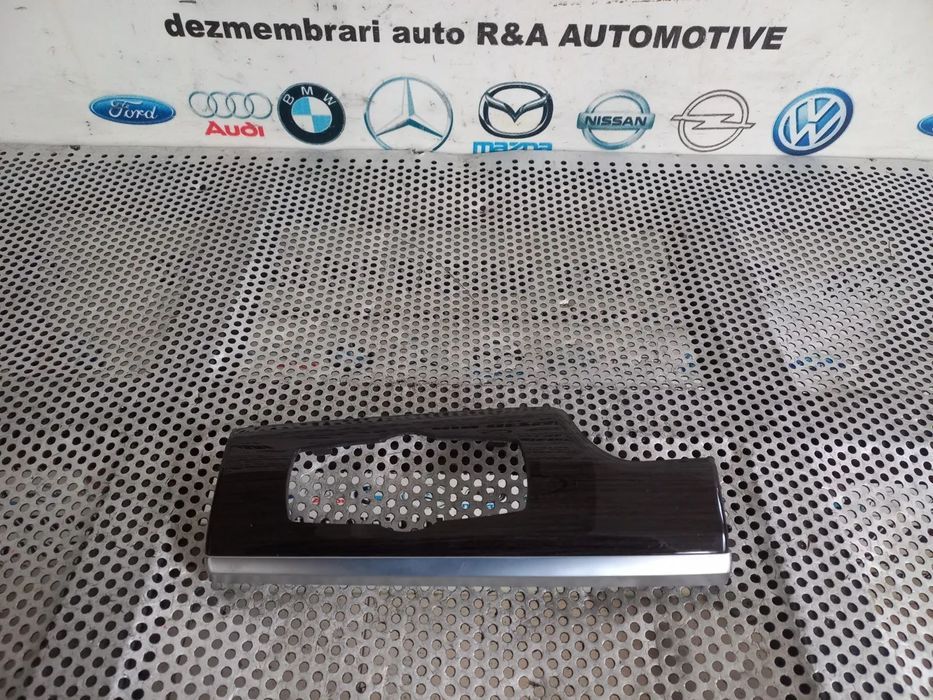 Ornament Trim Bord Bloc Lumini Lemn Mahan Bmw Seria 7 F01 F02 F03 F04 Volan Stanga Europa Dezmembre