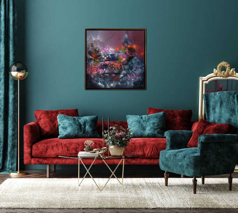 Șoapte dincolo de perdeaua de dantelă pictura de colectie Kloska