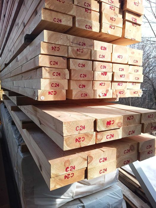 Конструктивна дървесина - сухи дъски и талпи