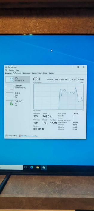 PC/Calculator i5 7400 , placa video GTX 1060 6gb
