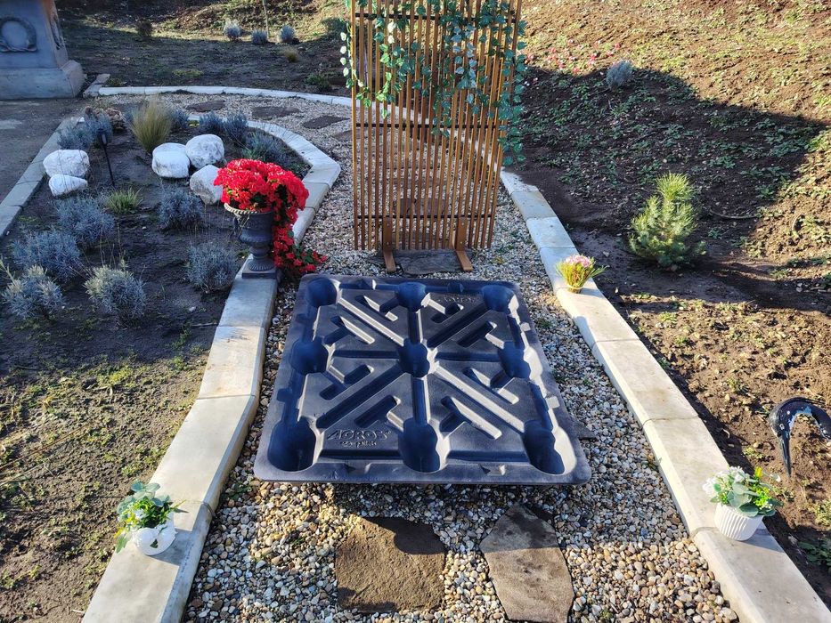 Еко палети от слънчогледова шлюпка