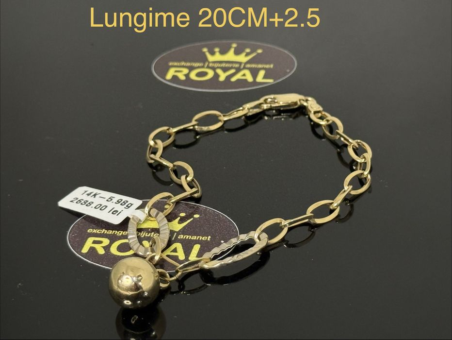 Bijuteria ROYAL : Bratara AUR 14K / 5.98 GR