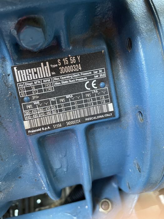 Centrala frigorifica frascold 7 compresoare
