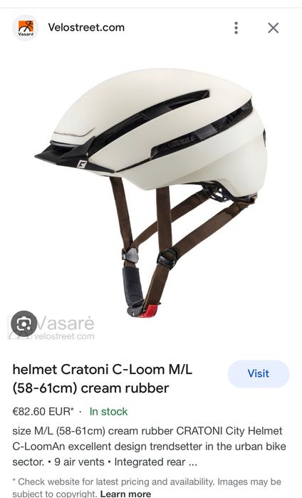 Градска велосипедна каска Cratoni