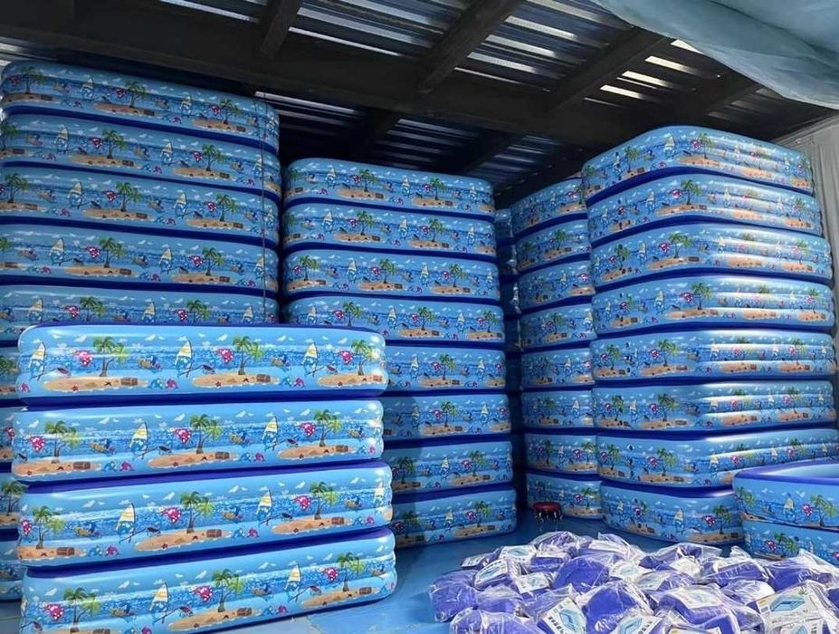 Голям Надуваем Басейн за деца и възрастни с удебелена конструкция