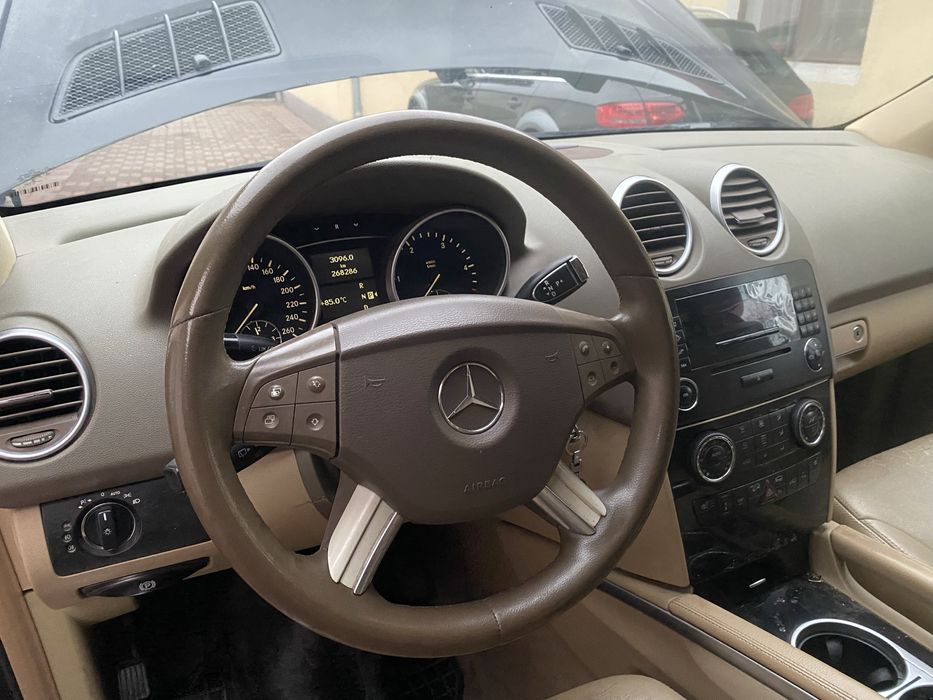 Planșă de bord, volan cu airbag mercedes w164/ml320 maro
