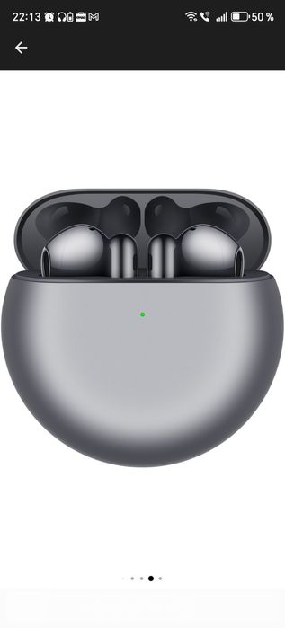 Casti In-Ear Huawei FreeBuds 4E, True Wireless, Hybrid ANC, Bluetooth, Silver Frost
