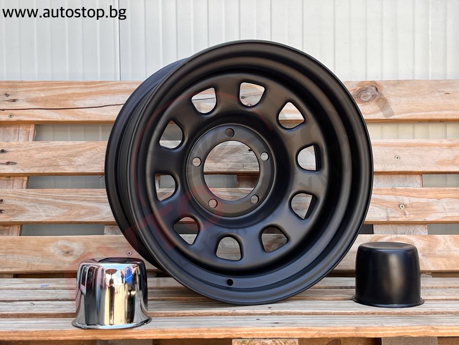 15" 7J 5x139.7 ET -10 Джанти Стоманени 4x4 Минусови Кия Лада Нива