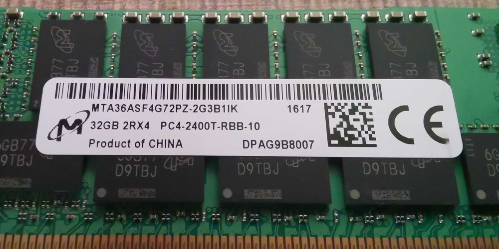 Сървърна памет 64Gb (32Gb x2) DDR4 2400 RDIMM ECC Registered