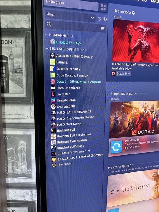 Аккаунт steam с играми