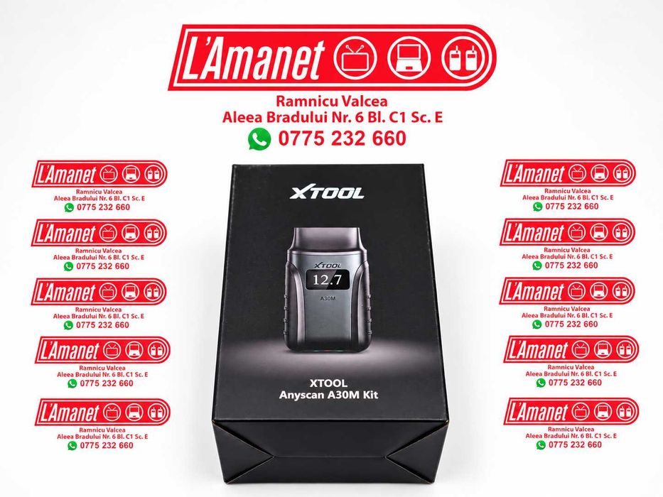 Tester Diagnoza Auto XTool Anyscan A30M Control Bidirectional Bluetooth Full System Cu Cablu NOU