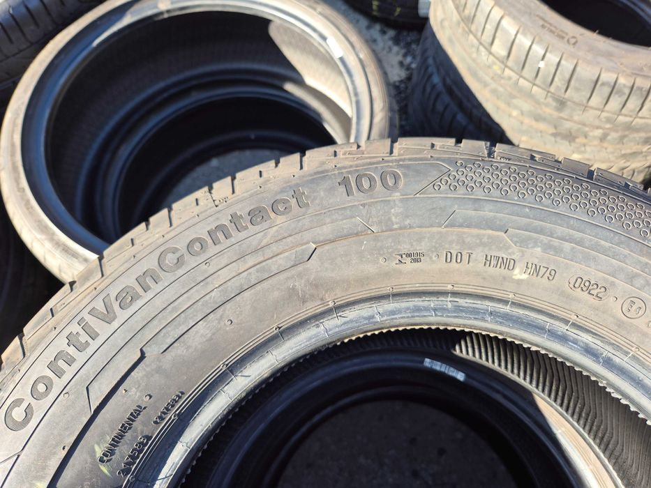 2 Anvelope de VARA - 185R14C - Continental - CA UNELE NOI - DOT 2022 !
