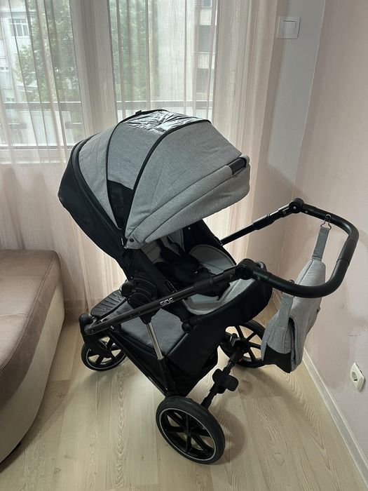 Бебешка количка 2 в 1 Riko Side Grey Fox