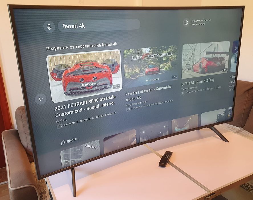 Телевизор Samsung - Извит - 55 ИНЧА - Smart - 4K - Ultra HD !