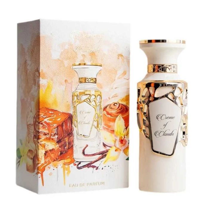 Луксозен парфюм Fragrance World Creme of Clouds - Уютна прегръдка от кокосово мляко и бита сметана, 100мл