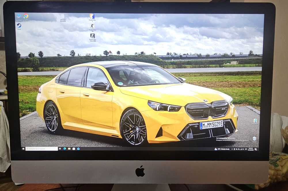 Apple I mac 27"  Windows 10  !!!