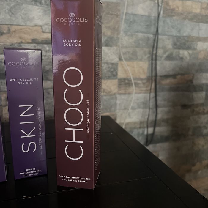 Cocosolis milk, shampoo, conditioner