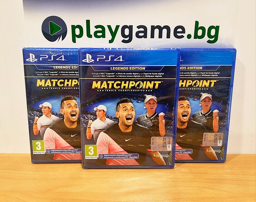 Чисто нова игра Matchpoints Tennis Championships Legends Edition PS4