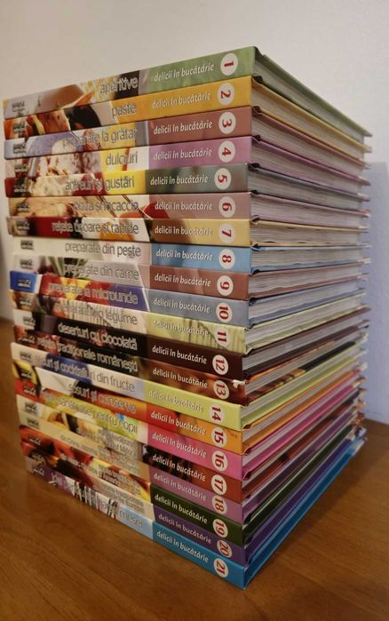 Colectia  Delicii in Bucatarie - Adevarul - Completa  (21 de volume)