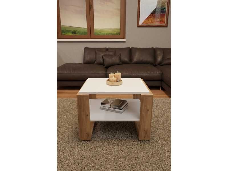 Нова! Холна маса FD-LRCT (бяло/бор)