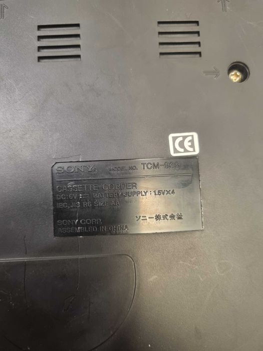 Casetofon Sony Tcm-939 Cassette Recorder