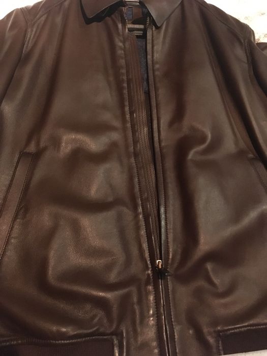 Massimo Dutti-geaca piele naturală