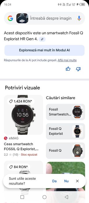 ceas smart watch fosil Q explorist