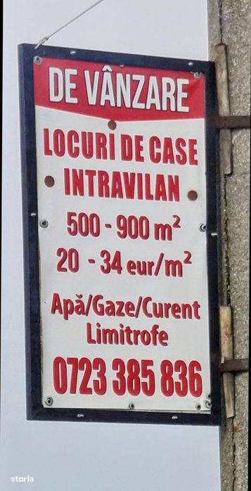 Urziceni. Locuri de casă. Str.Buzaului.peste linie.Supraf 530 - 900mp.