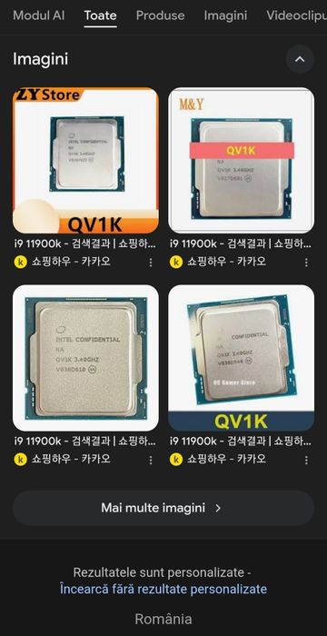 Procesor i9 11900k gen 11 = QV1K socket lga1200 + cooler + pasta