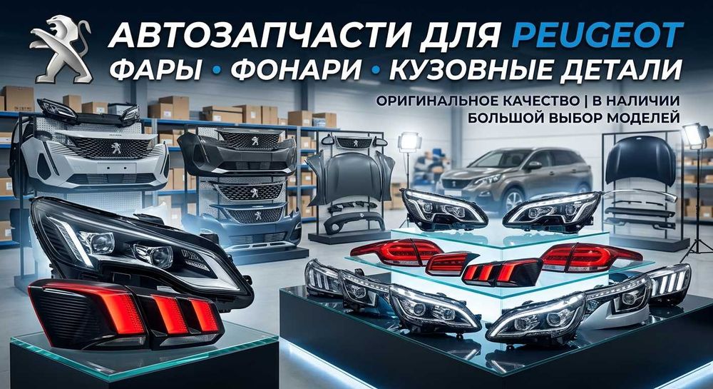 Фара фонари кузовные автозапчасти Peugeot