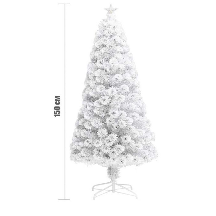 Изкуствена коледна елха - бяла