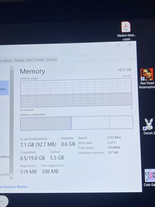 Laptop de gaming ASUS GL552VX