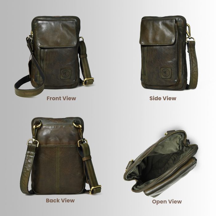 Сумка кожаная,через плечо