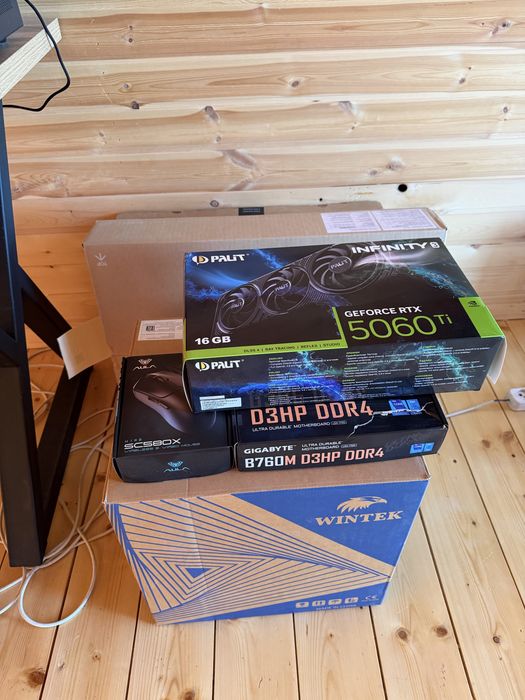 Продам ПК i5-14600k, RTX5060ti, RAM 32G