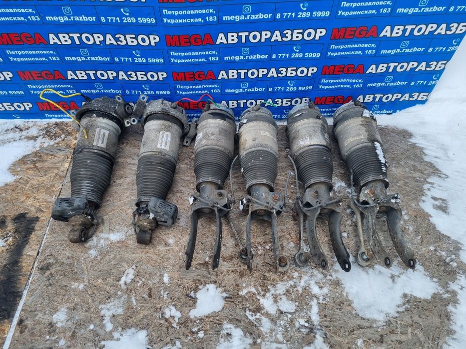 Пневмобалоны на Porsche Cayenne.