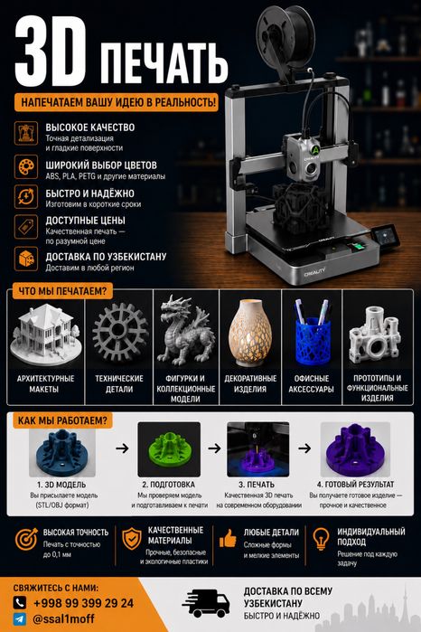 3d print xizmati