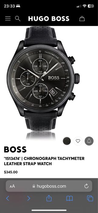 Hugo Boss 1513474 Grand Prix Chronograph - Мъжки часовник