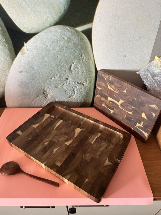 Set 2 tocătoare  profesionale din lemn de Acacia