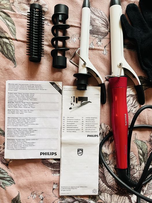 Маша за коса Филипс Philips с приставки и торбичка