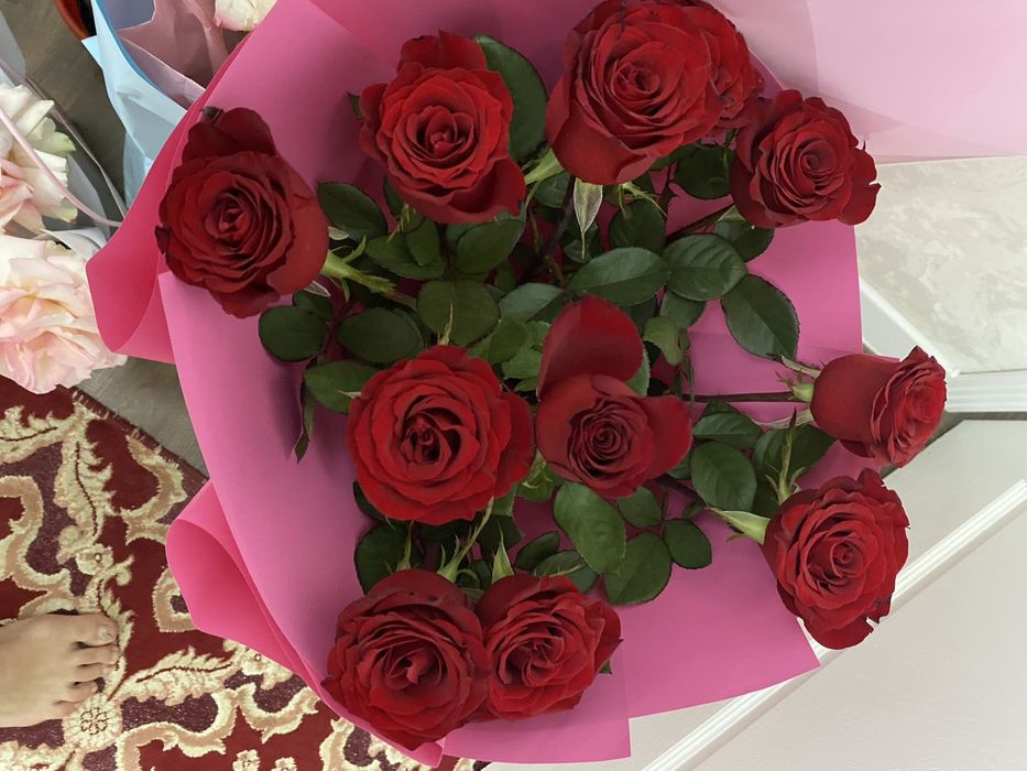 Букет қазір келді