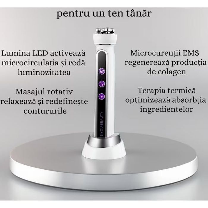3 în 1 RF EMS Facial 360 Roller Masaj Lifting, Rejuvenation