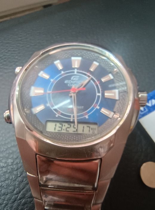 Мъжки Часовник   Casio Edifice EFA-128D-2AV
с нова батерия Varta 371