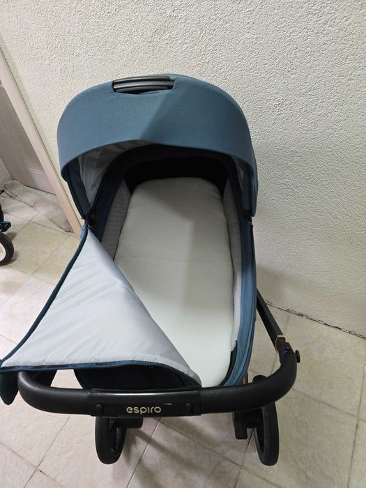 Бебешка количка Espiro Miloo Unique Saphir 2в1